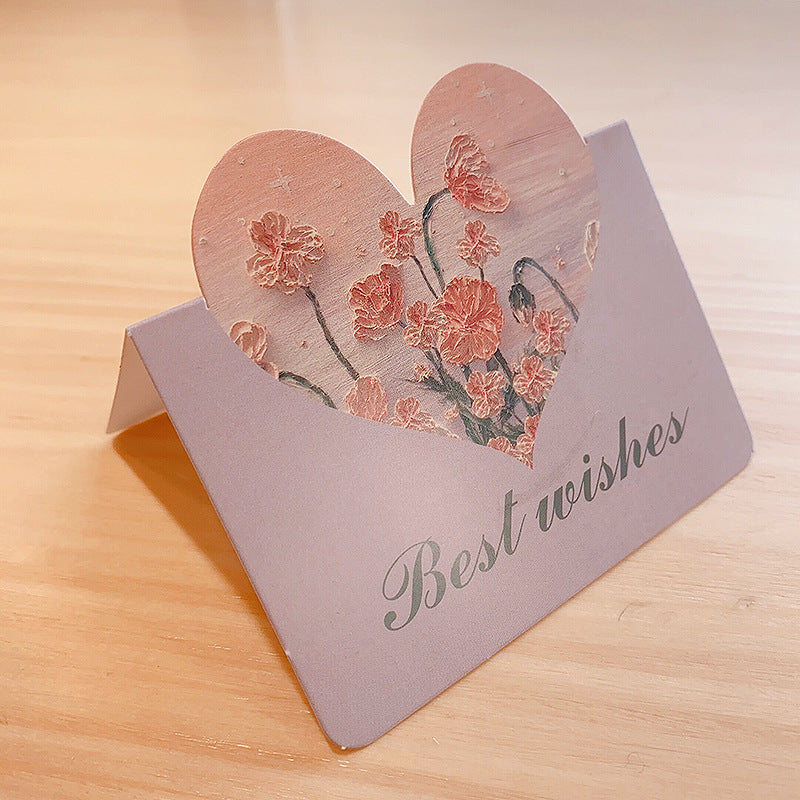 Wholesale of 10pcs/pack Mother's Day Love Paper Greeting Cards